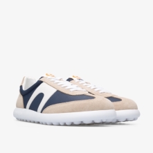 Camper Pelotas XLite Sneakers Herre Beige / Blå / Hvide JTSTOR-569